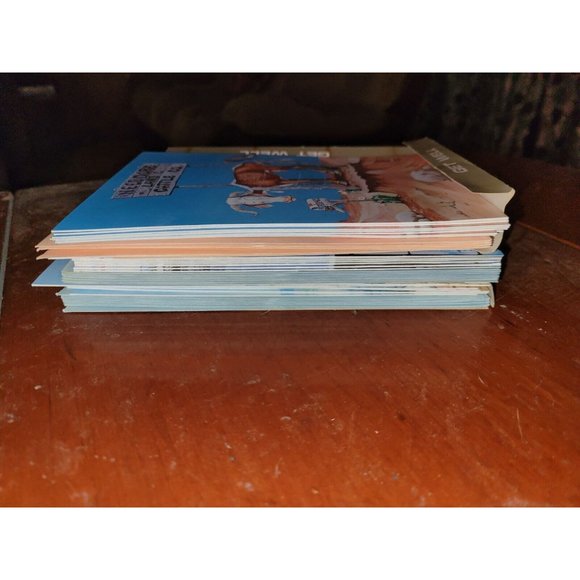 Lot 26 Assorted Vintage 1980s GET WELL Cards Illus by Boots Reynolds - Picture 10 of 10